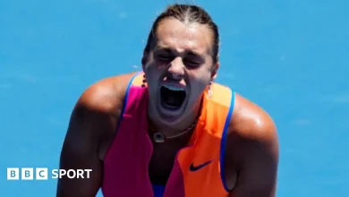 'Emotionally all over the place' Sabalenka wins