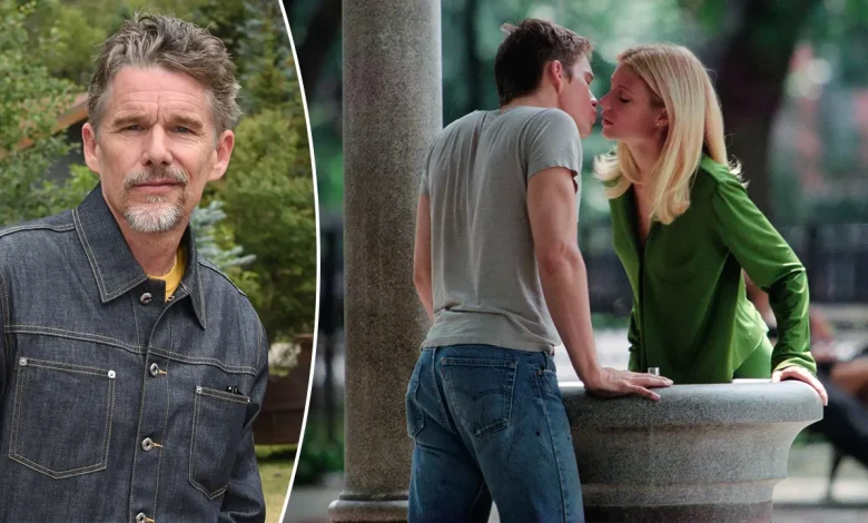Ethan Hawke admits he was 'disappointed' how first real-life kiss with Gwyneth Paltrow went down