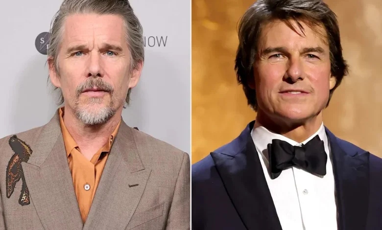 Ethan Hawke says Tom Cruise makes him 'angry' because he's 'totally changed what's expected for actors'
