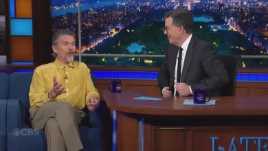 Ethan Hawke shares Tulsa filming story on ‘The Late Show’