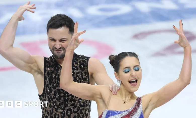 European Figure Skating Championships: GB's Lilah Fear and Lewis Gibson in contention for ice dance gold