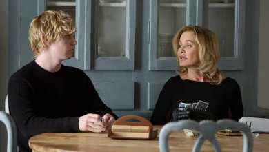 Evan Peters on AHS Season 13 Cast, Surprised Jessica Lange's Returning