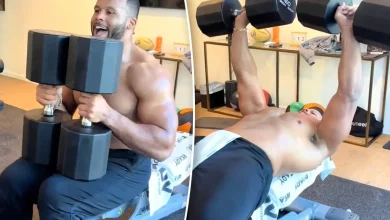 Ex-Rams star Aaron Donald showcases insane post-NFL retirement workout session