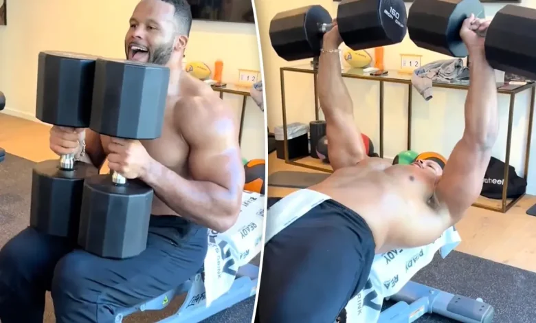 Ex-Rams star Aaron Donald showcases insane post-NFL retirement workout session