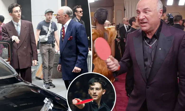 Exclusive | Kevin O'Leary recalls 'very intense' butt-paddling scene with Timothée Chalamet on 'Marty Supreme'