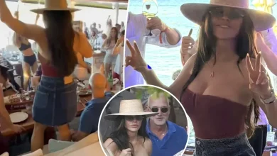 Exclusive | Lauren Sánchez dances on her seat while partying with husband Jeff Bezos in St. Barts