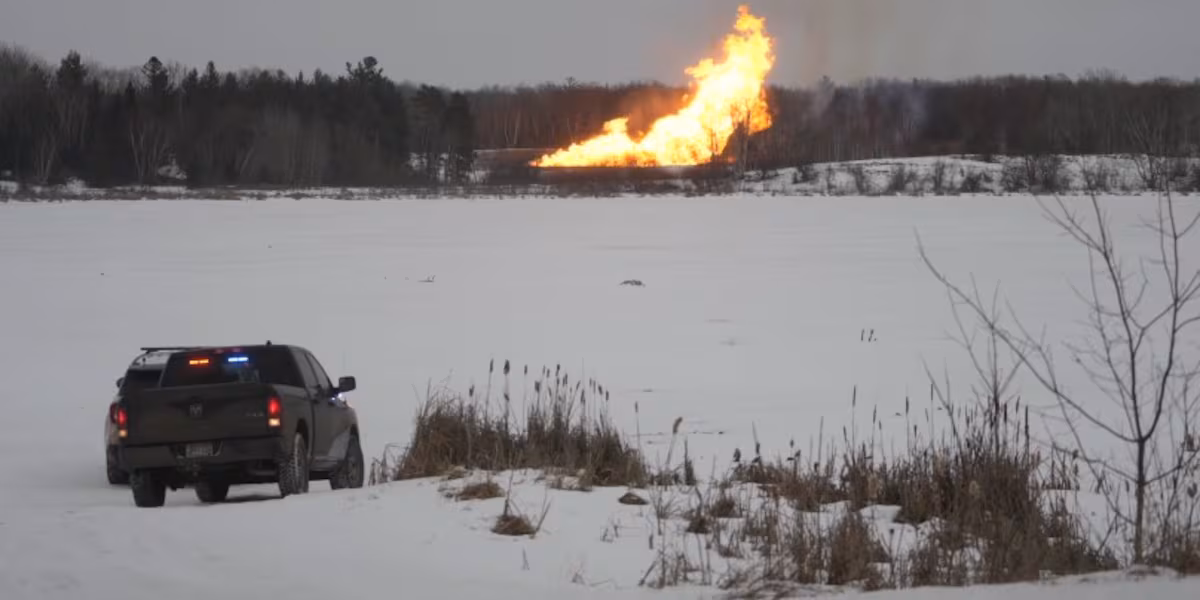 Explosion reported near Willow River in Pine County