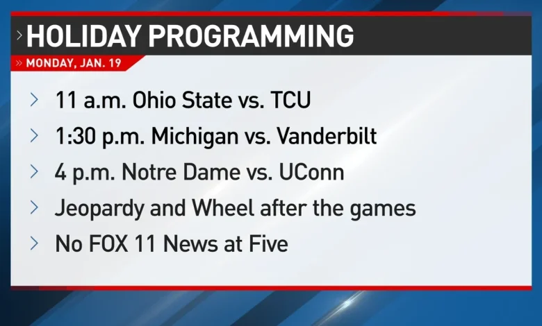 FOX 11 features college basketball on MLK Day afternoon