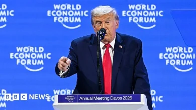 Faisal Islam: What it was like inside the room with Donald Trump at Davos