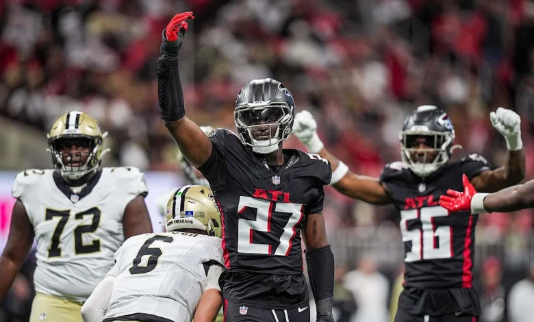 Falcons set single-season franchise record in sacks