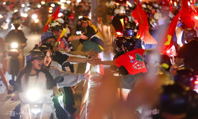 Fans flood the streets in red as Vietnam edge South Korea in nerve-shredding shootout to claim U23 Asian Cup third place
