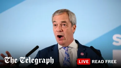 Farage reveals Laila Cunningham as Reform’s London mayoral candidate – watch live