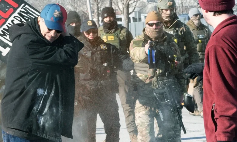 Federal immigration officers lack urban training for ongoing Minneapolis operation : NPR