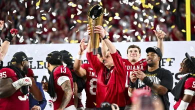 Fernando Mendoza, Curt Cignetti, Indiana Celebrate CFP Title Win on Campus in Videos, Photos