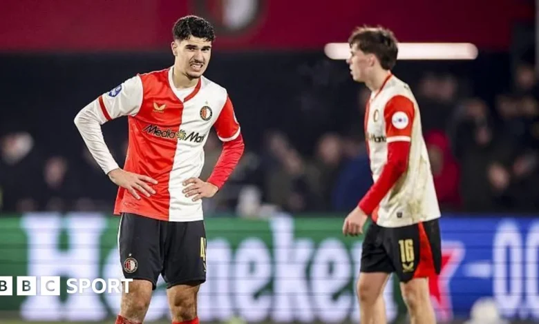 Feyenoord 3-4 Sparta Rotterdam: Shaqueel van Persie scores first senior goals