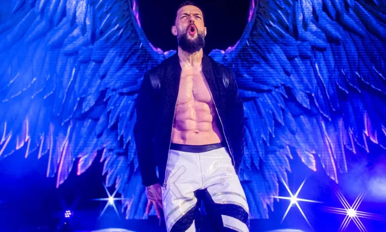 Finn Balor addresses crowd following WWE Raw World title match