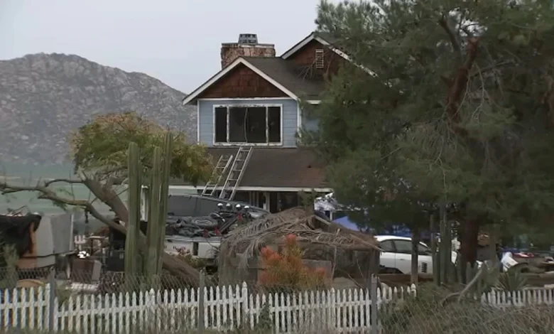 Firefighter dies after house fire in Nuevo, Riverside County