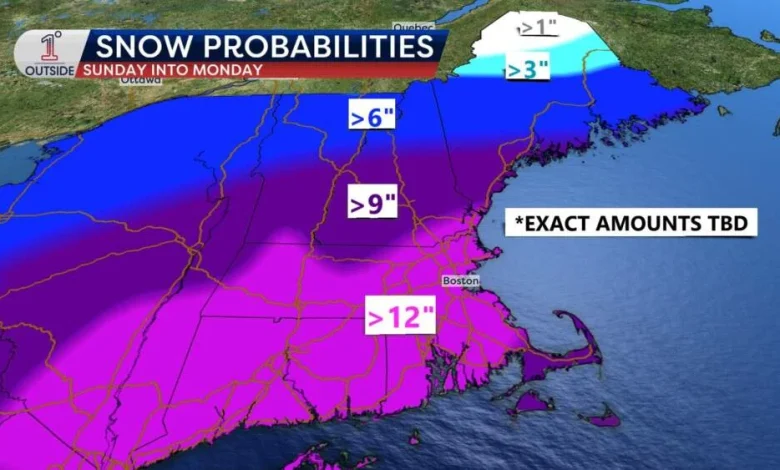 Forecast: Bitter blast ahead of biggest snowstorm for Boston in years