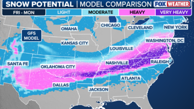 Forecasters say ‘substantial’ snow is possible this weekend, though amounts are still unclear