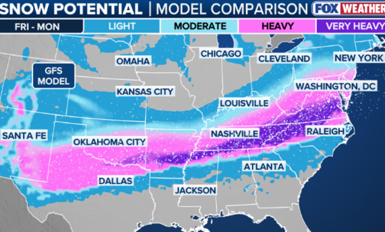Forecasters say ‘substantial’ snow is possible this weekend, though amounts are still unclear