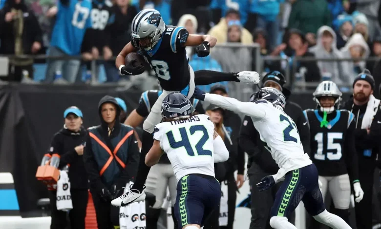 Former Holy Cross star Jalen Coker ready for playoff run with Carolina Panthers