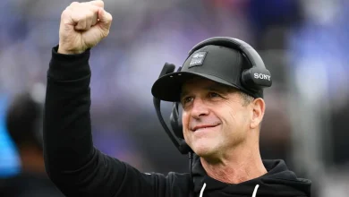 Former Ravens HC John Harbaugh makes Falcons first known interview since firing