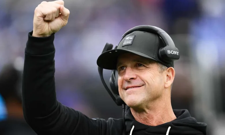 Former Ravens HC John Harbaugh makes Falcons first known interview since firing