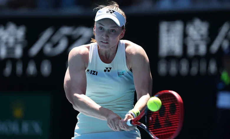 Former finalist Rybakina through to second round of Australian Open