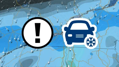 Forte neige, poudrerie et chute du mercure : chaos sur les routes