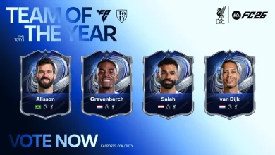 Four Reds nominated for the EA SPORTS FC™ 26 Team of the Year