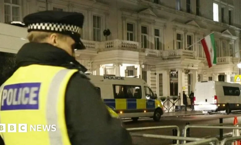 Fourteen arrested after Iranian embassy protest