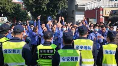 Frightening ordeal as Sky News team forced into cars and camera seized - with dissent in China rising dramatically