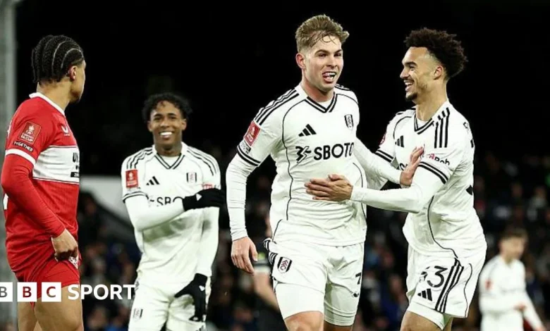Fulham 3-1 Middlesbrough: Fulham hit back to see off Middlesbrough in FA Cup