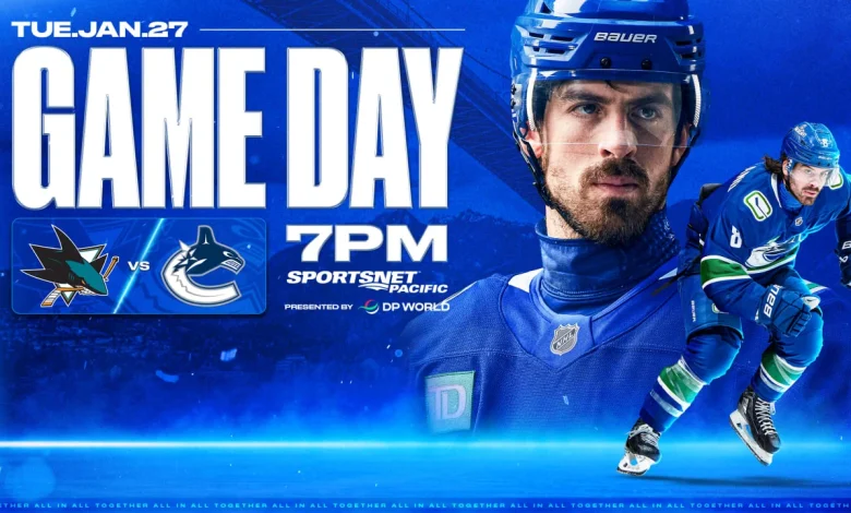 Game Notes: Canucks vs. Sharks