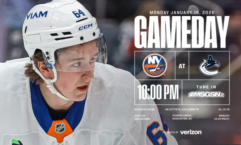 Game Preview: Islanders at Canucks
