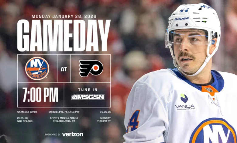 Game Preview: Islanders at Flyers