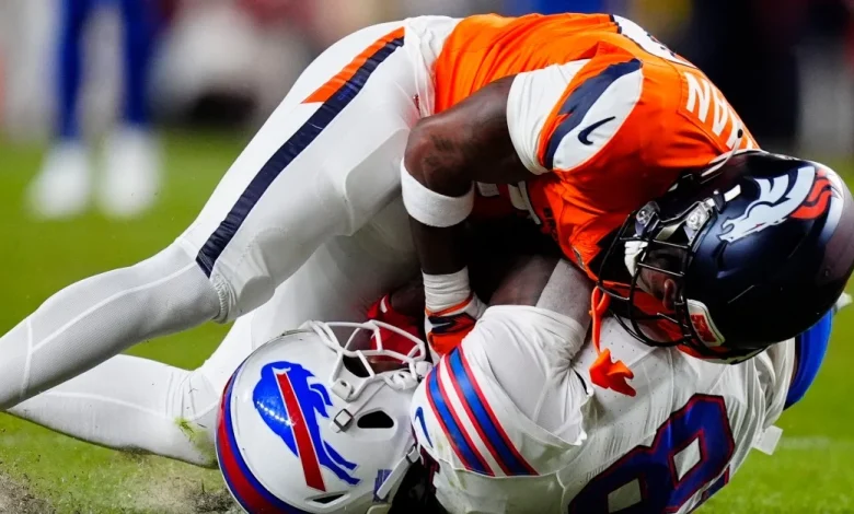 Game balls for the Denver Broncos 33-30 OT win over the Buffalo Bills