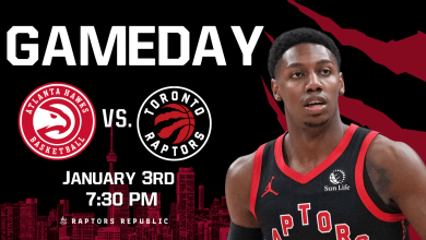 Gameday: Hawks @ Raptors, January 3rd