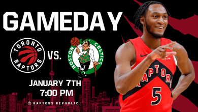 Gameday: Raptors @ Celtics, January 9th