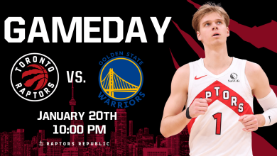 Gameday: Raptors @ Warriors, January 20th