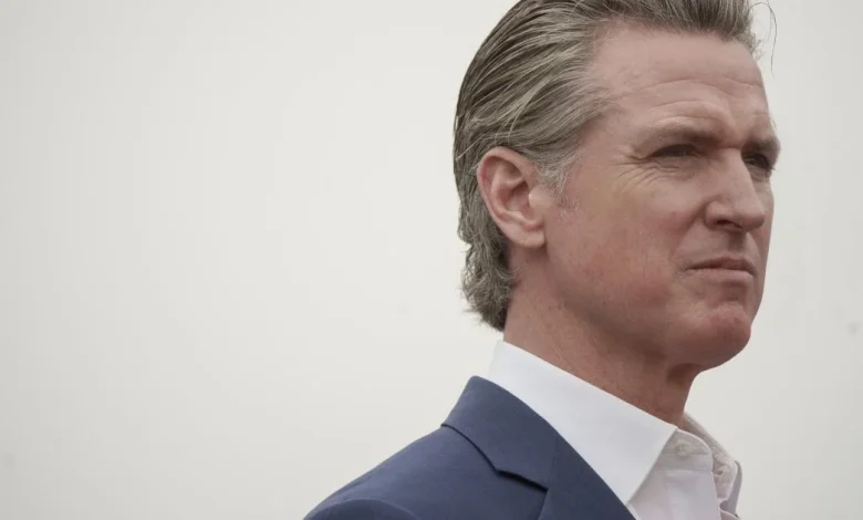 Gavin Newsom says White House blocked him from speaking at global forum in Davos