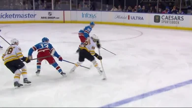 Geekie Gives Bruins Lead