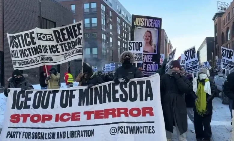 General strike, rally, marches held in Minnesota Friday to protest ICE