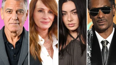 George Clooney, Julia Roberts, Charli xcx
