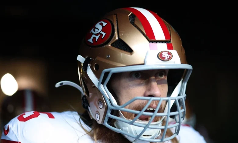 George Kittle carted off with right leg injury