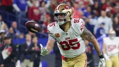 George Kittle injury update and status vs. the Eagles in the Wild Card Playoff Round | Jan. 11, 2025