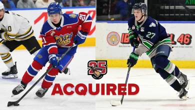 Giants Complete 3 Trades: Acquire 7 Draft Picks, Forward Joe Iginla & Local D-Man Kaleb Hartmann