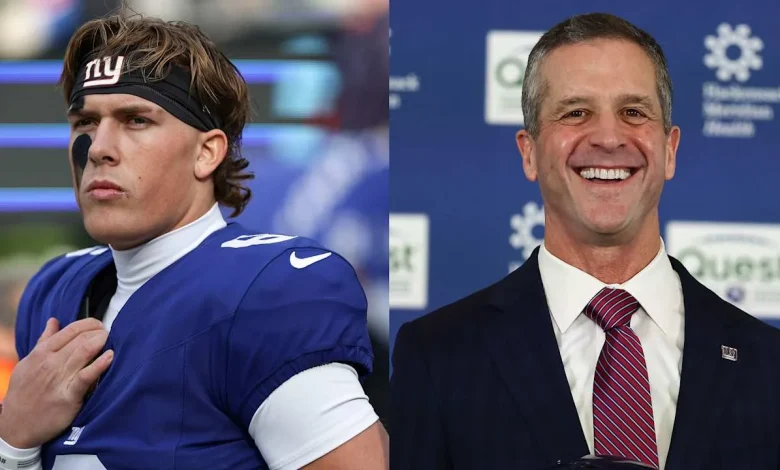 Giants QB Jaxson Dart excited to 'go chase' a Super Bowl under John Harbaugh