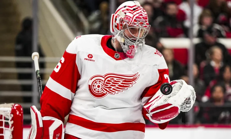 Gibson on a roll during 1st season with Red Wings