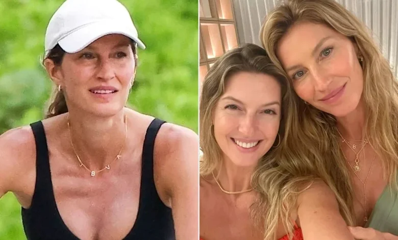 Gisele Bündchen Wears Diamond Necklace That Hints at the Name of Her Baby with Husband Joaquim Valente